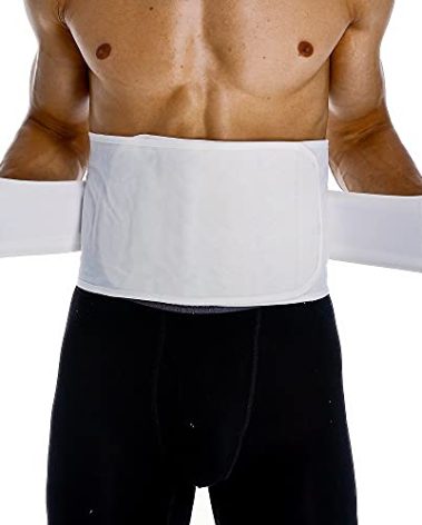 PAZ WEAN Hernia Belts for Men Abdominal Support Surgical Belly Binder Stomach Wrap Band After Surgery