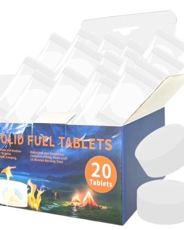 LANXUANR Solid Fuel Tablets Fire Starter for Fireplace, for Indoor and Outdoor use, for Campfires, BBQ, Fire Starters for Grill and Wood Stove - Firelighters