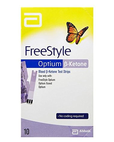 Optium Beta-Ketone Test Strips