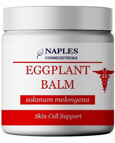 Naples Cosmeceuticals Eggplant Balm, Daily Skin Support for Disorders Discolored Skin Relief