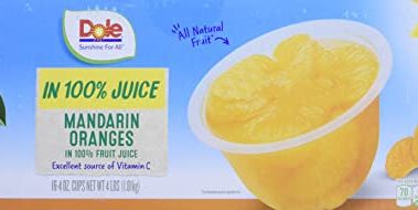 Dole Mandarin Oranges Fruit Cups - 16 Count (Pack of 1)