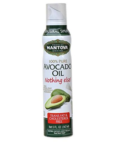 Mantova Avocado Oil, 100% Pure Cooking Oil Spray, perfect for healthy Keto snacks, baking, grilling, seasoning, or cooking, our oil dispenser bottle lets you spray, drip, or stream with no waste, 5 oz