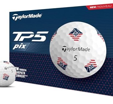 TaylorMade Golf 2024 TP5 PIX3.0 USA Dozen Balls