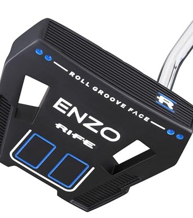 Rife ENZO Putter - Extra Long 38 Inches Total Length with Extra Long 16 Inch Putter Golf Club Grip Includes Putter Headcover