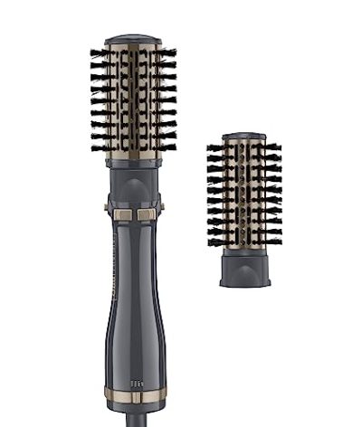 INFINITIPRO BY CONAIR Hot Air Styling Brush Set with 2-Inch and 1.5-Inch Bristles