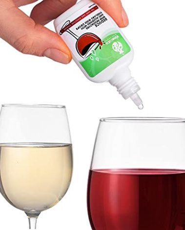 VineLabs Sulfite Removing Wine Drops - 2pk - Odorless and Tasteless Purifier for Red and White Wines, Natural Headache Reducer, Made in the USA