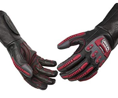 Lincoln Electric Roll Cage Welding/Rigging Gloves | Impact Resistant | Black Grain Leather |, X-Large (K3109-XL)