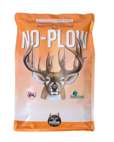 Whitetail Institute Imperial No-Plow Food Plot Seed (Spring and Fall Planting), 9-Pound (.5 acre), White