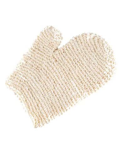 Baudelaire BA Sisal and Horsehair Glove, Bath Accessories