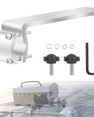 58182 Stow N' Go Grill Rail Mount Bracket for Any Kuuma Stow N' Go BBQ Grill, Fits Rv Boat Camping in/Outboard Can Be Used On 7/8" - 1-1/4" Round Horizontal Railings Or On 1-1/4" Square Railings
