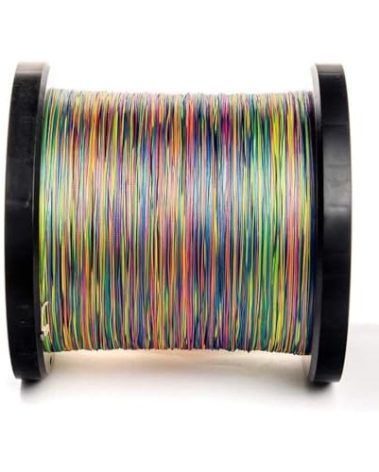 RIO Products Fly Line Backing - Multi Color Gel Spun - Smooth Braid for Fly Reels - 65LB Strength and 30LB Diameter - 200YD