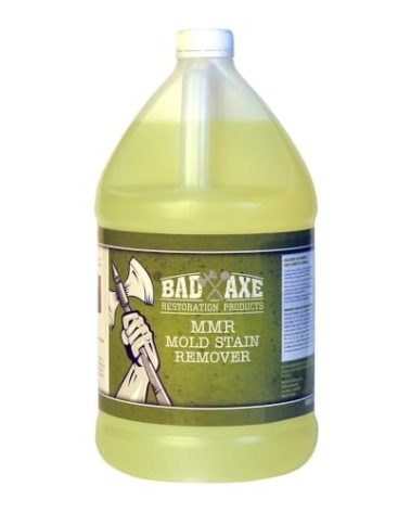 Bad Axe MMR Instant Mold Stain and Mildew Stain Remover - Professional Strength, Contractor Grade Cleaning Solution, Professional Quality Formula, Odor Removal, 1 Gallon (1)
