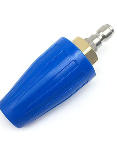 YOKING Turbo Nozzle Pressure Washer Accessories 360° Rotating Spray, 5000 Psi, 6.1 GPM, 1/4 Inch Quick Connect Washer Attachment For Cleaning Brick, Concrete And Vinyl Surfaces(Ceramic Orifice 5.5)