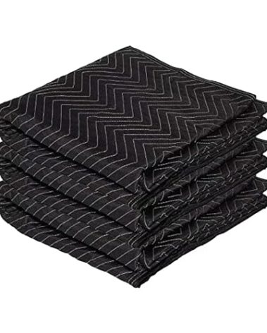 Moving Blanket 40x 72" Moving Pads for Furniture Protection Quilted Packing Shipping Blankets for Furniture Moving Supplies (3 Pack)