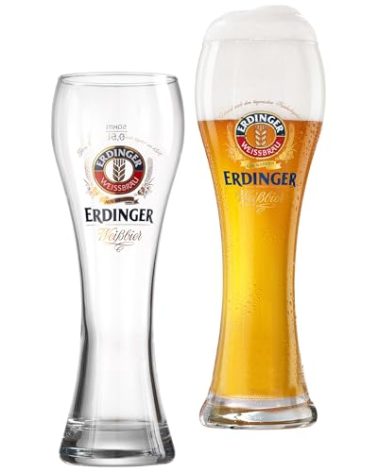 Wheat Beer Glasses Erdinger 0.5 L Set of 2