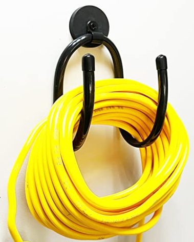 Magnetic Storage Hook - Extension Cord Storage, Adjustable Cable Hanger Extension Cord Holder Organizer Cord Hanging for House, Basement, RV, Boat,Garage - Cables, Hoses, Ropes- Type W