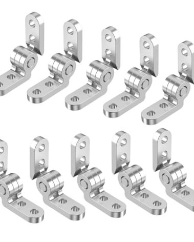 10 Set Eyeglass Hinge, Eyeglass Hinge Repair Kit, Glasses Hinges, Universal Replacement Eyeglasses Hinges for Plastic Frames and Sunglasses