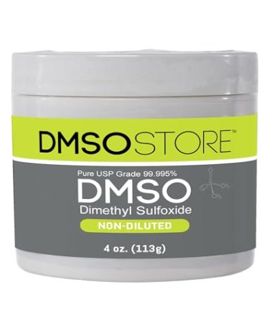 DMSO Gel 4.oz Non-diluted 99.995% Low Odor Pharma Grade BPA Free Container