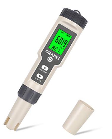 Digital Salinity Tester for Salt Water - Waterproof IP67 Salinity Meter with ATC Large Range 0-200ppt Saltwater Tester for Seawater, Aquariums, Marine Monitoring, and Koi Fish Pond by ORAPXI