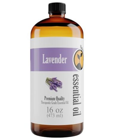 Natures-Star Lavender Essential Oil, 16 Ounce, Therapeutic Grade for Aromatherapy, Candle & Soap Making, Diffusers & Home, Lavender Oil