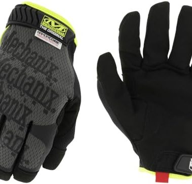 Mechanix Wear Needlestick Original Cut-Resistant Gloves - Puncture Resistant Reliable Grip Work Gloves - Durable & High Dexterity - XX-Large - Black/Grey
