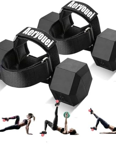 Dumbbell Foot Attachment, Tibialis Trainer, Adjustable Ankle Weights, Leg Workouts at Home for Hip Flexors,Ankle Straps for Weight Lifting,Shin Splint,Hamstring Curls,Leg extensions,Home Gym Equipment