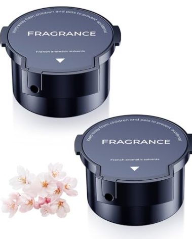 Hitolza Car Air Freshener Refill - Pack of 2, Can be Used for 4~6 Months - Made with Natural Plant Extracts - Sakura Bloom