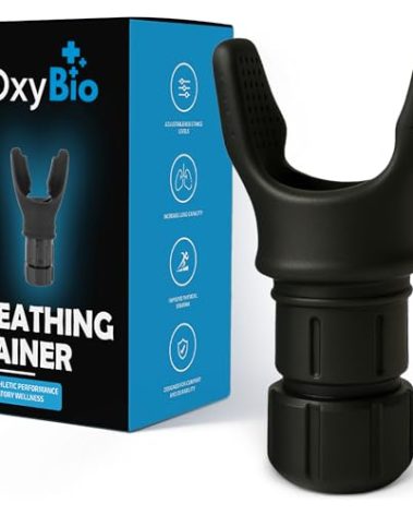 OxyBio Oxy Respiratory Trainer | Breathe Easier with Stronger Lungs | Made with High Grade Silicone