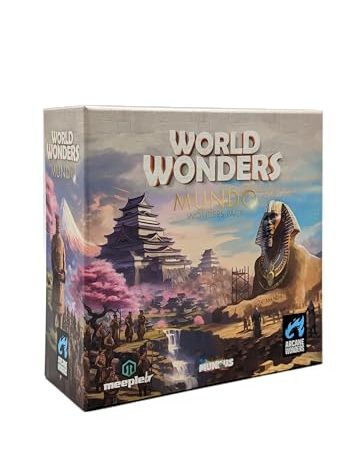 World Wonders Mundo Expansion, Strategy Board Game, for 1 to 5 Players and Ages 14+, Arcane Wonders