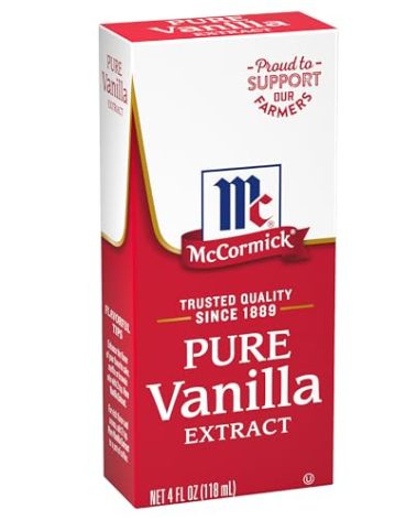 McCormick Vanilla Extract, Pure, Gluten Free, Non-GMO, Made with Madagascar Vanilla Beans, 4 fl oz
