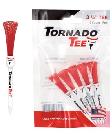 Tornado Tee Red High Performance Golf Tee