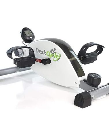 DeskCycle Under Desk Bike Pedal Exerciser - Stationary Bikes for Home & Office - Standard and Adjustable Height Versions