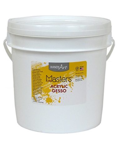 Handy Art Little Masters Economy Acrylic Gallon, White Gesso 128 Fl Oz (Pack of 1)