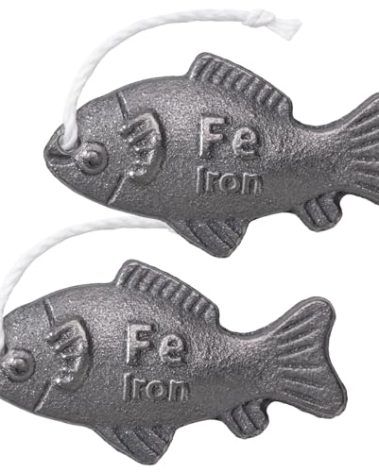 Iron Fish 2 Pack with Bag - A Natural Source of Iron to Reduce The Risk of Deficiency, an Effective and Safe Cooking Tool, Ideal for Pregnant Women Vegans Athletes