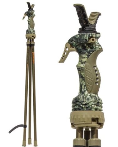 Primos Hunting tripod Gen3 Primos Trigger Stick Gen 3 Series Jim Shockey Tall Tripod, Black, One Size US