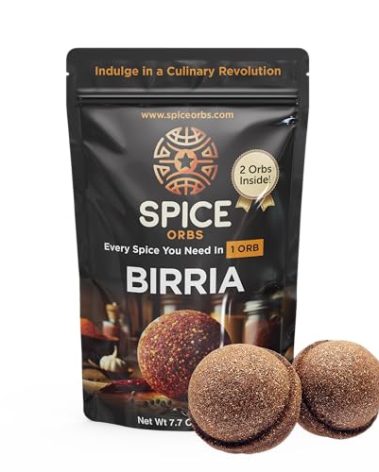 Birria Spice Orbs - 2 Pack - Instant Pot Large Birria Bombs - Made in USA - Just Add Water, Meat, & One Spice Orb
