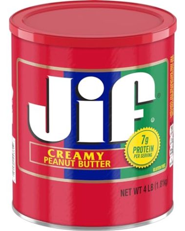 Jif Creamy Peanut Butter, 4 Pounds
