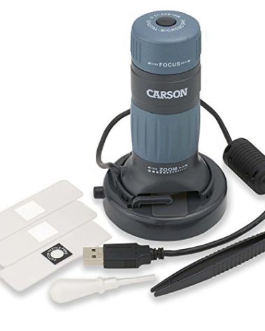 Carson MM-940 zPix 300 Zoom 86x-457x Power USB Digital Microscope with Integrated Camera and Video Capture,Black