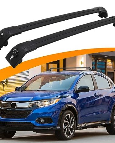 Snailfly Roof Rack Cross Bars Fit for 2016-2022 Honda Vezel HRV HR-V Lockable Black Luggage Rack