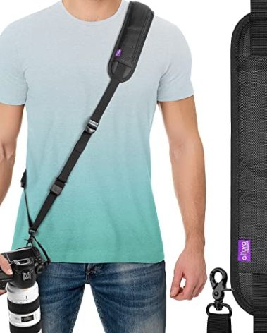 Altura Photo Camera Neck Strap w. Quick Release & Safety Tether For Photographers - Adjustable DSLR Camera Strap for Sony, Nikon & Canon - Safe & Secure Camera Strap