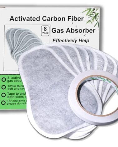 Flatulence Deodorizer Pads, Fart Odor Eliminator, 8 Pcs High Absorption Activated Carbon Charcoal Pads for Underwear.