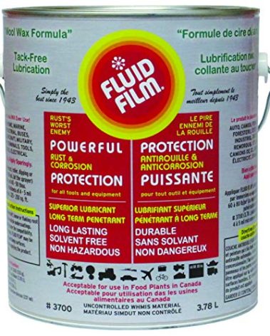 Fluid Film 1 Gallon Can Rust Inhibitor Rust Prevention Anti Corrosion Anti Rust Coating Undercoating Underbody Rust Proofing Corrosion Protection for Truck Snow Blower Mower Car Semi Tractor Bus
