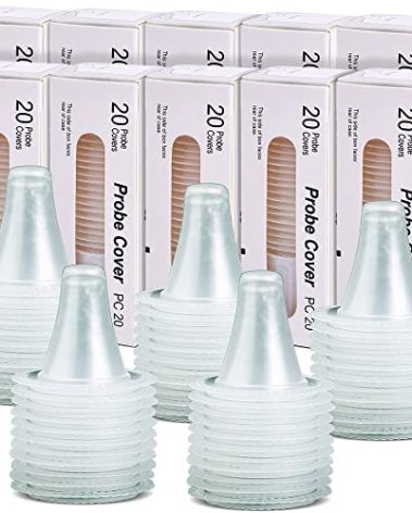 200X Ear Thermometer Probe Covers Lens Filters Refill Caps for All Braun Digital Ear Thermometer Models, BPA Free and Disposable for Braun Thermoscam 7 Series, 6 Series(200)