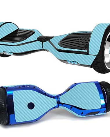 MightySkins Carbon Fiber Skin for Ultra Hoverboard - Baby Blue | Protective, Durable Textured Carbon Fiber Finish | Easy to Apply, Remove, and Change Styles | Made in The USA