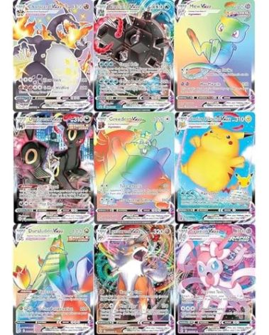 3 Pokémon Card Vmax Bundle - 1 Secret Rare Card - No Duplicates - Vmax Booster Pack