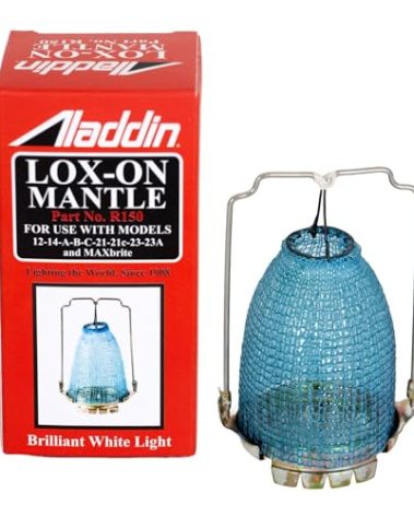 Aladdin R150 Lox-on Oil Lamp Mantle for Brighter and Cleaner Light
