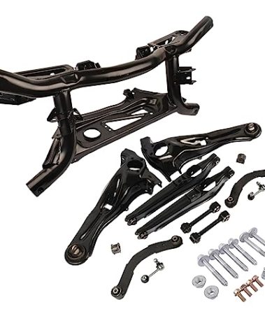 Flynsu Rear Suspension Crossmember Trailing Arm Control Arm Sway Bar Kit w/Bolts Replacement for 2007-2016 Jeep Compass Patriot 4WD 68211932AB 5272715AD 5105930AB K641226 K641281 K641868 K750058