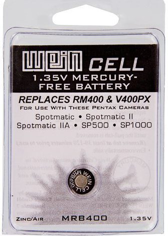 Weincell MRB400 Z400PX PX400 EPX400 RM400 1.35V Zinc Air Battery by Wein