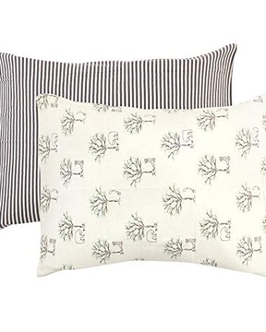 Touched by Nature Unisex Baby and Toddler Organic Cotton Toddler Pillowcase, Birch Trees, One Size