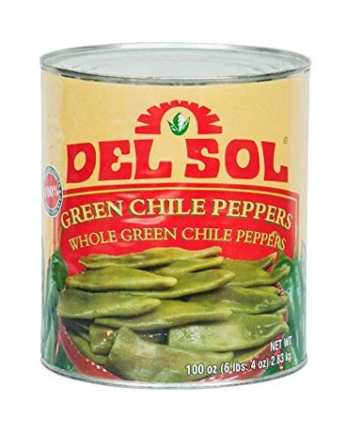 Del Sol Whole Green Chiles #10 Can By TableTop King